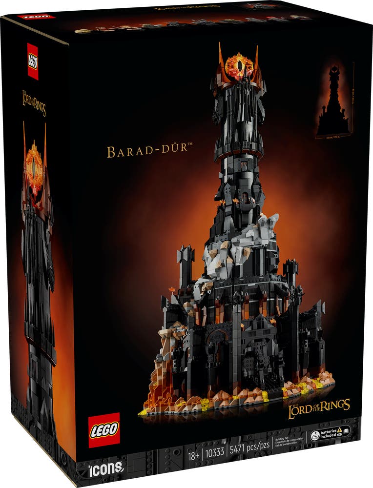 LEGO Icons 10333 Lord of the Rings: Barad-Dur box front