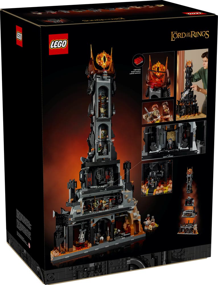 LEGO Icons 10333 Lord of the Rings: Barad-Dur box back