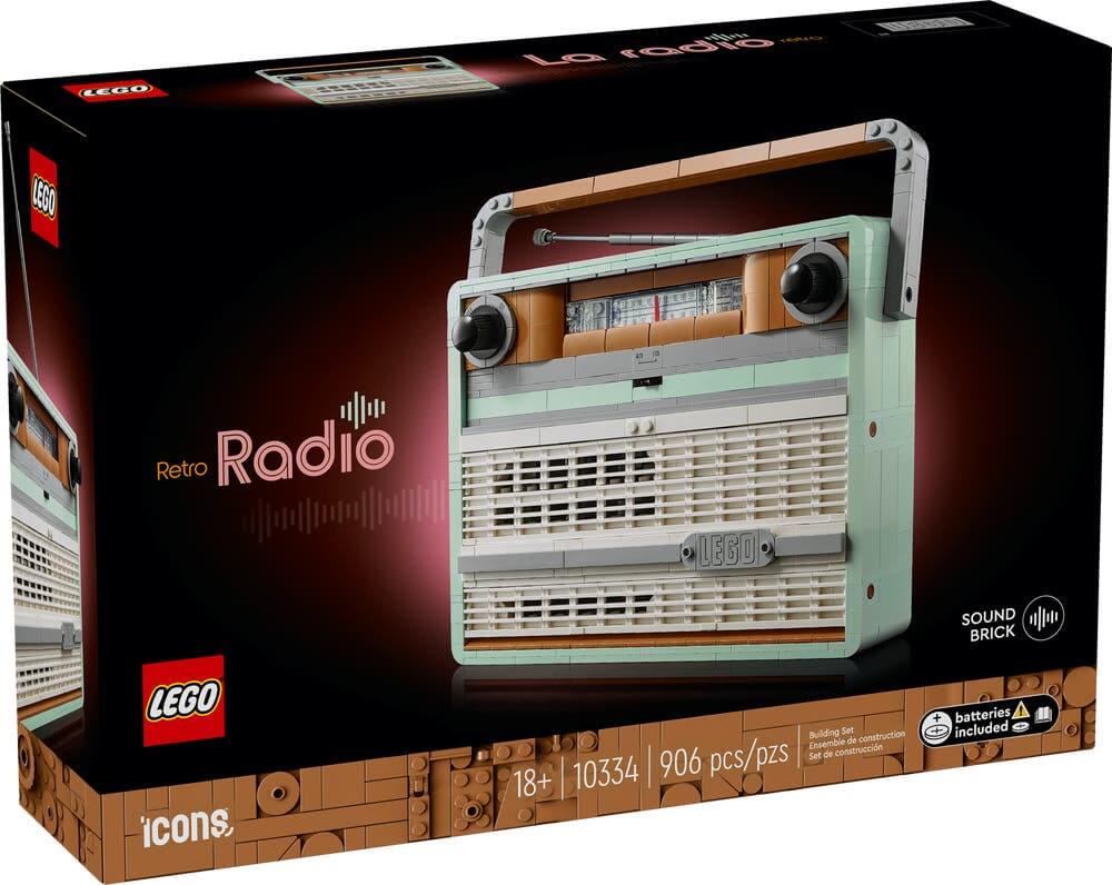 LEGO Icons 10334 Retro Radio box front