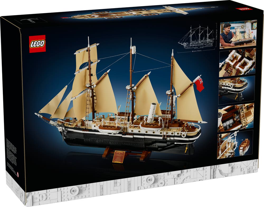 LEGO Icons 10335 The Endurance Ship box back