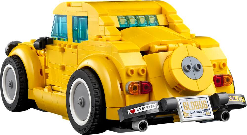 LEGO Icons 10338 Transformers Bumblebee Beetle Car back