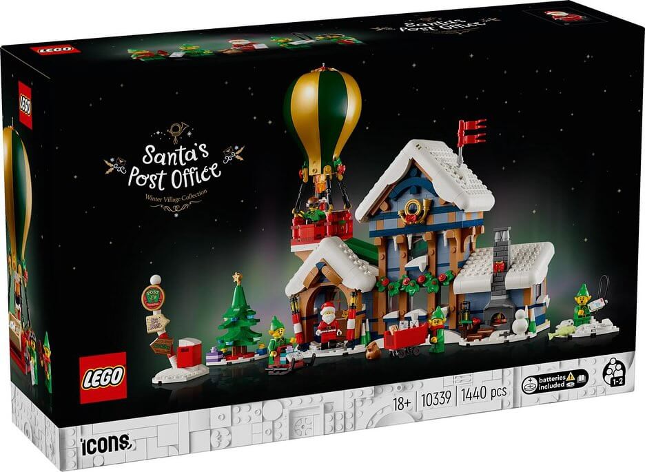 LEGO Icons 10339 Santa's Post Office box front