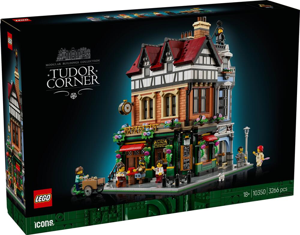 LEGO 2025 Modular Building 10350 Tudor Corner revealed