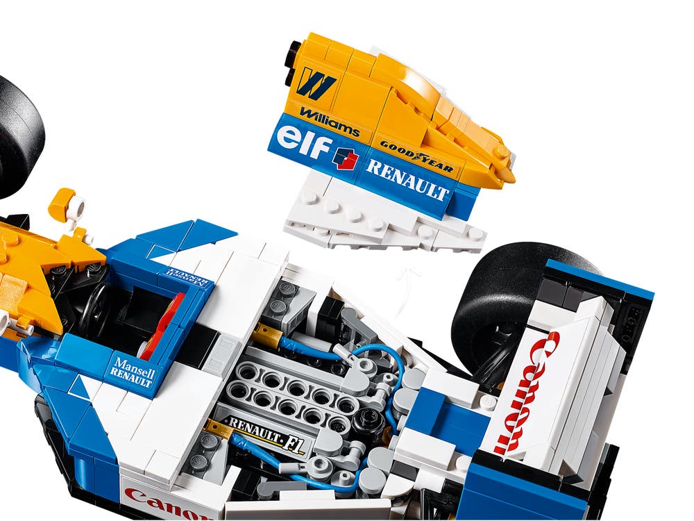 LEGO Icons 10353 Williams Racing FW14B & Nigel Mansell engine