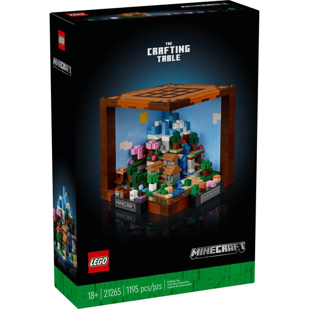 LEGO Minecraft 21265 The Crafting Table box front
