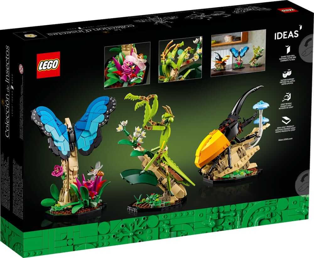 LEGO Icons 21342 Insects box back