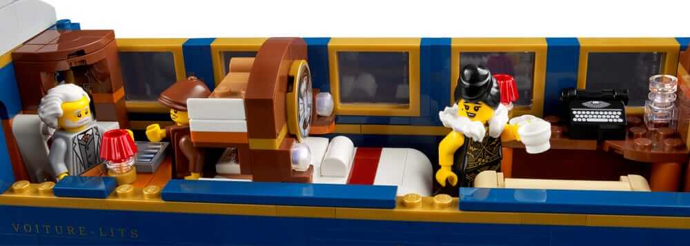 LEGO Ideas 21344 Orient Express interior cabin