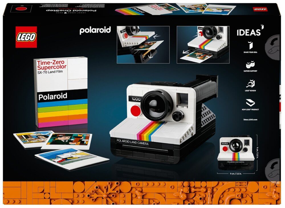 LEGO Ideas 21345 Polaroid Camera box back