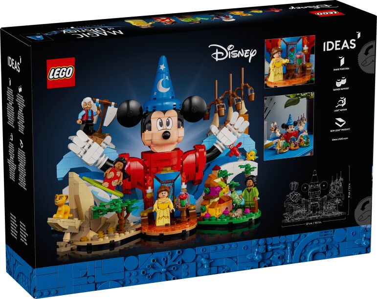 LEGO Ideas 21352 Magic of Disney box back