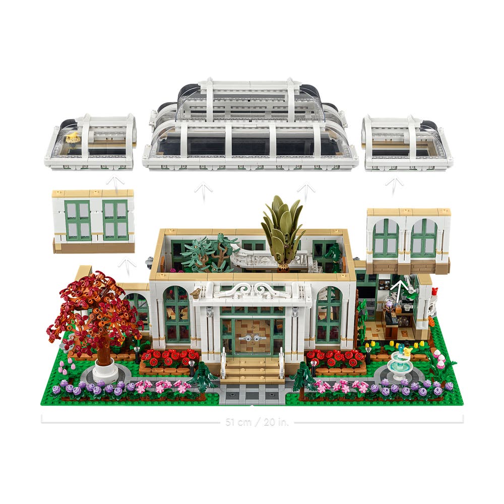 LEGO Ideas 21353 The Botanical Garden back