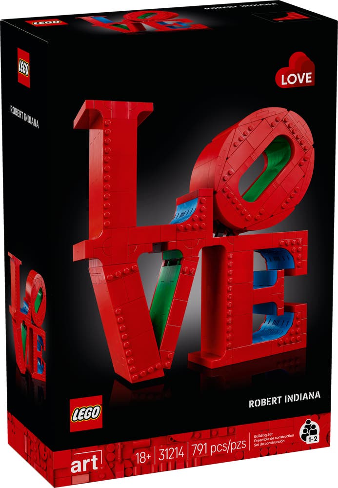 LEGO Art 31214 LOVE box front