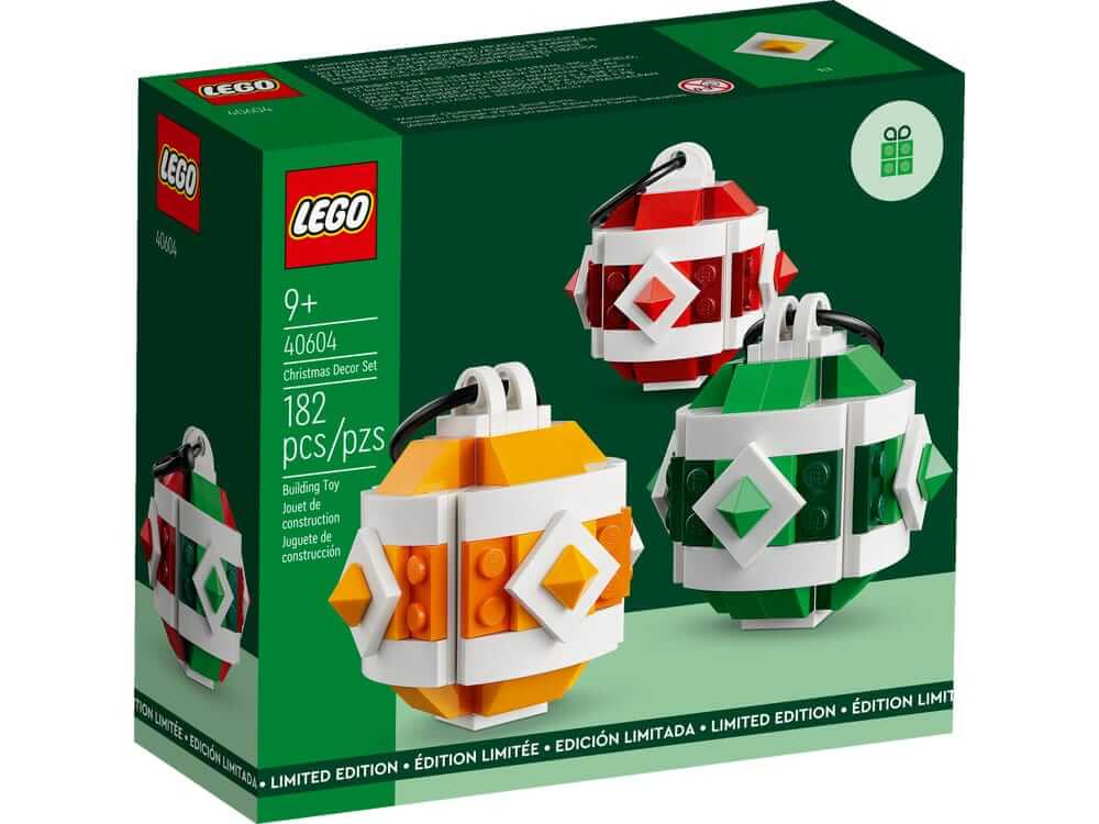 LEGO 40604 Christmas Decor Set box front