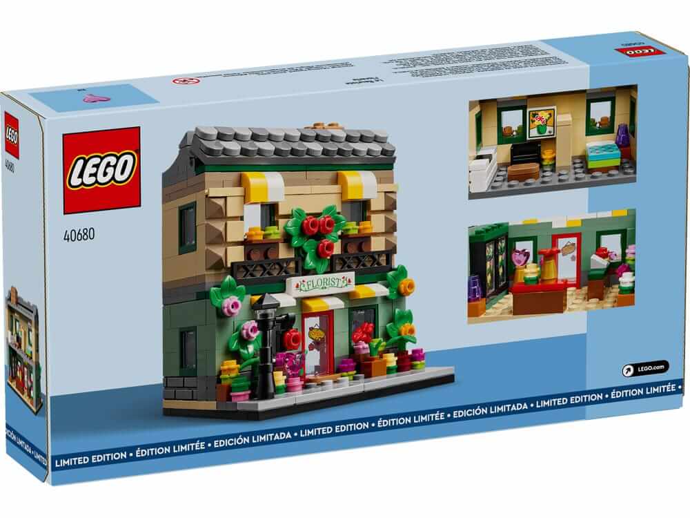 LEGO 40680 Houses of the World Flower Store GWP box back