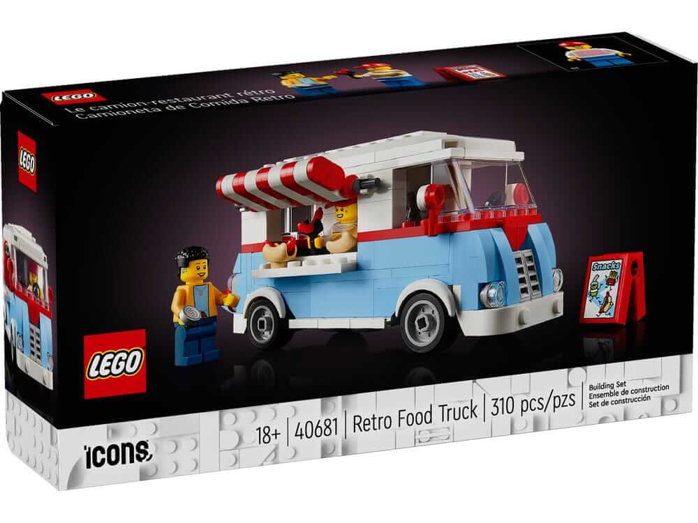 LEGO Icons 40681 Retro Food Truck GWP box front