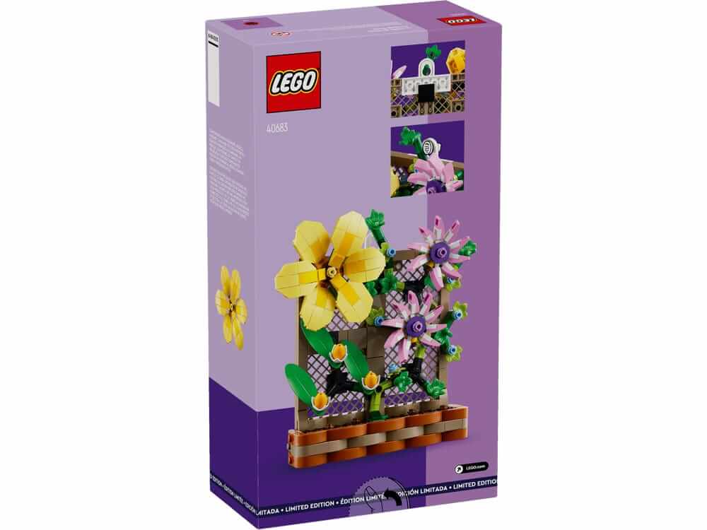 LEGO 40683 Flower Trellis Display GWP box back