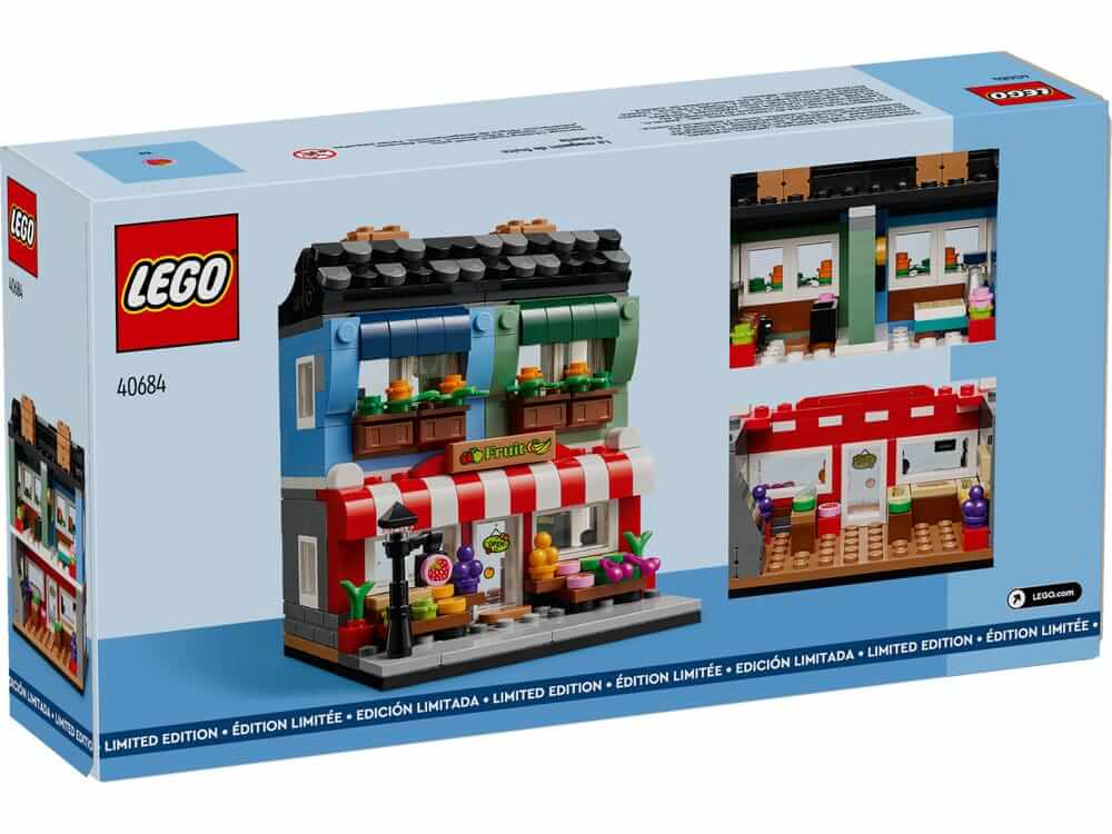 LEGO 40684 Fruit Store GWP box back