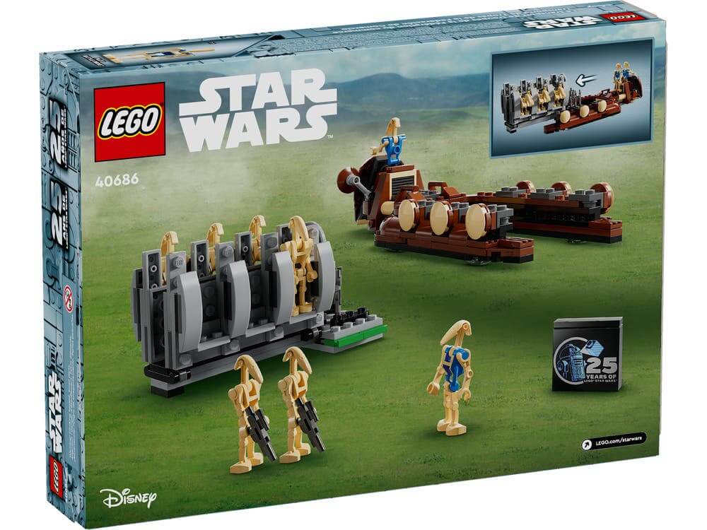 LEGO Star Wars 40686 Trade Federation Troop Carrier box back
