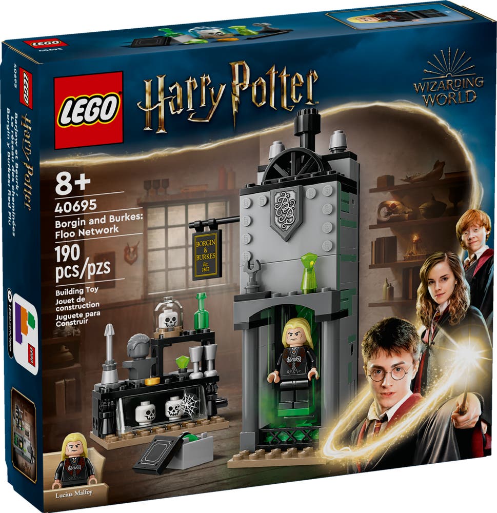 LEGO Harry Potter 40695 Borgin and Burkes: Floo Network GWP box front