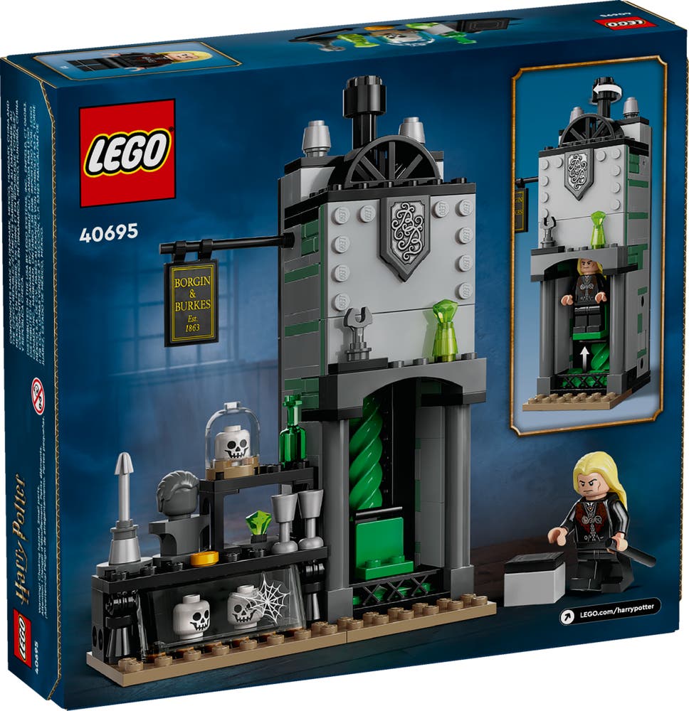 LEGO Harry Potter 40695 Borgin and Burkes: Floo Network GWP Box Back