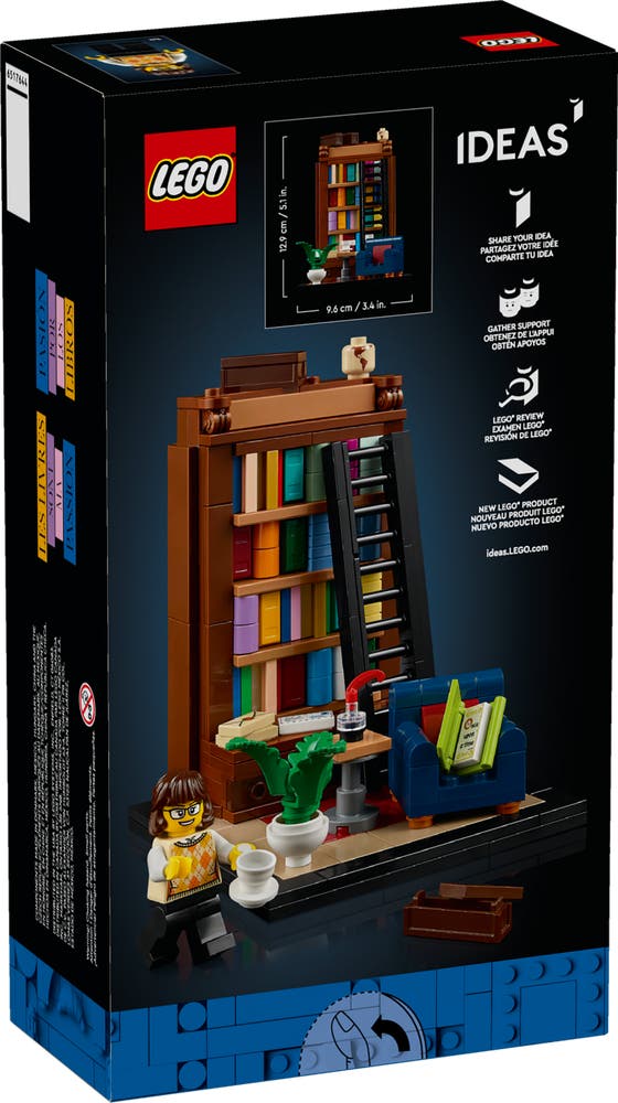 LEGO Ideas 40698 Books Are My Passion GWP box back