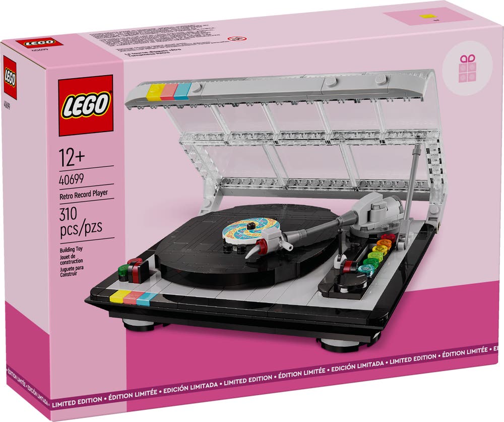 LEGO 40699 Retro Record Player GWP box front