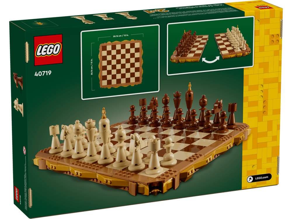LEGO 40719 Traditional Chess Set box back