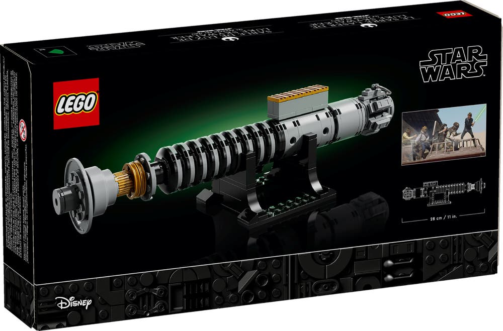 LEGO Star Wars 40730 Luke Skywalker's Lightsaber GWP box back