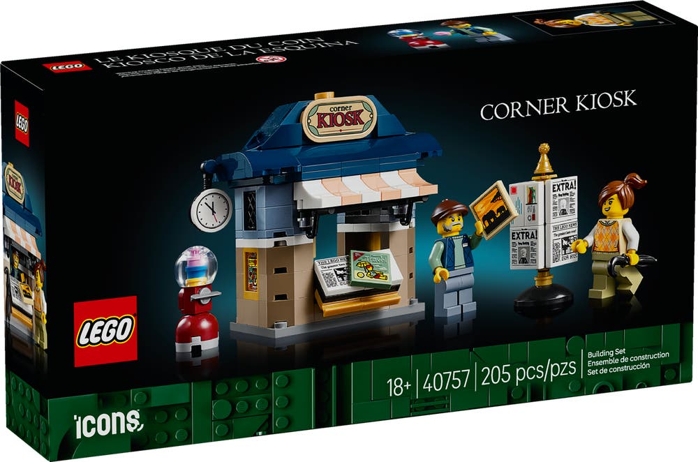 LEGO Icons 40757 Corner Kiosk Modular Building GWP box front