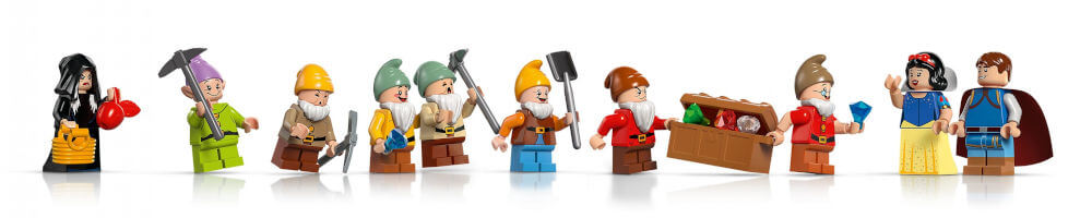 LEGO Disney 43242 Snow White's Minifigures