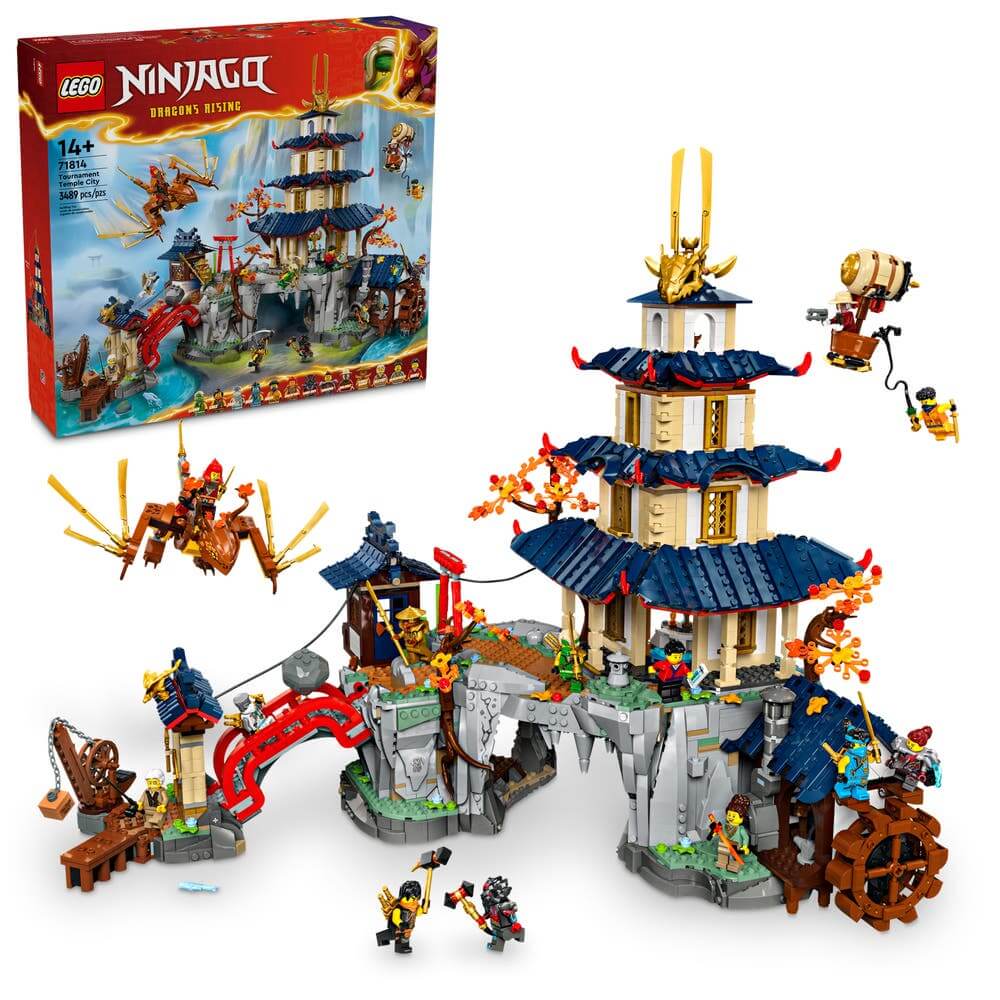 LEGO Ninjago 71814 Tournament Temple City box front