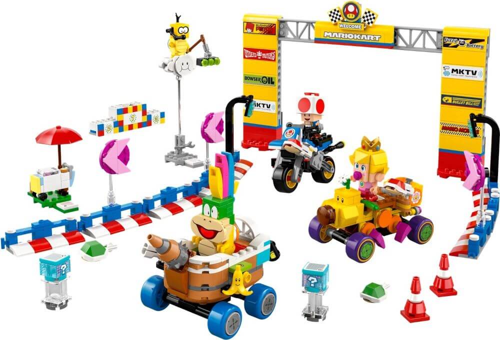 LEGO Super Mario 72036 Mario Kart Baby Peach & Grand Prix Set