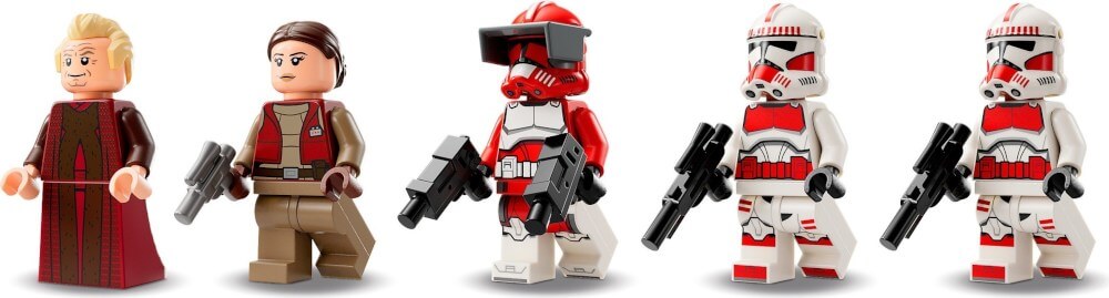 LEGO Star Wars 75354 Coruscant Guard Gunhsip Minifigures
