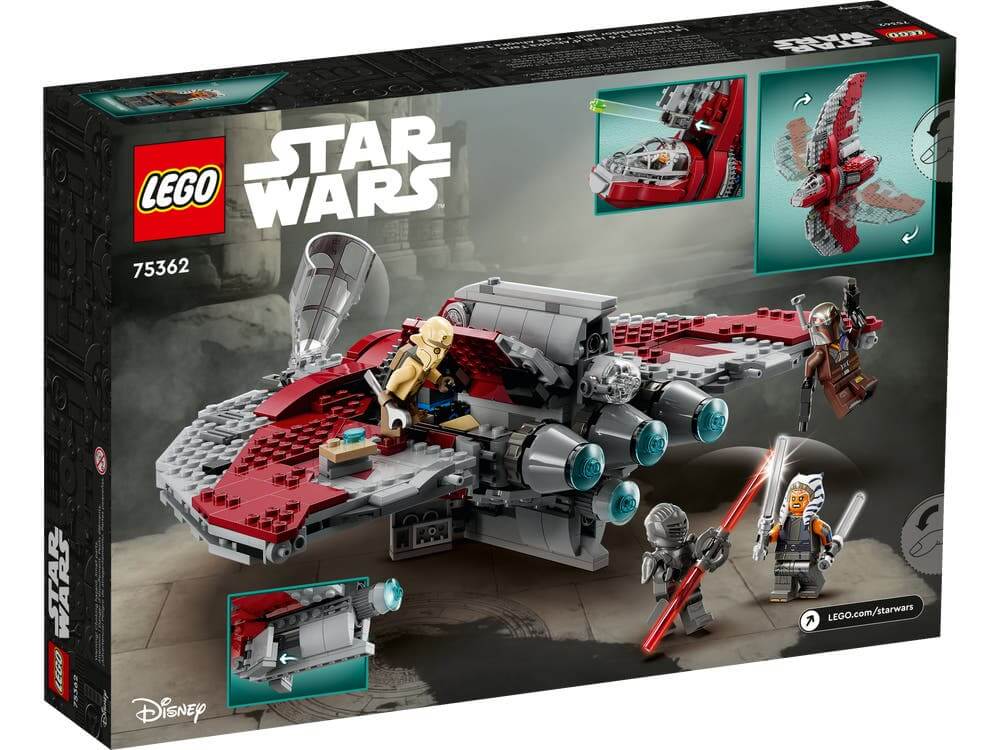 LEGO Star Wars 75362 Ahsoka Tano's T-6 Jedi Shuttle box back