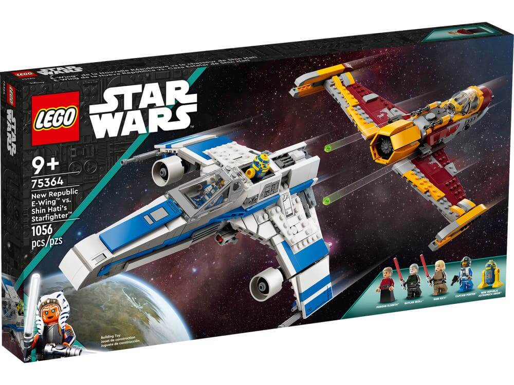 LEGO Star Wars 75364 New Republic E-Wing vs. Shin Hati's Starfighter box front