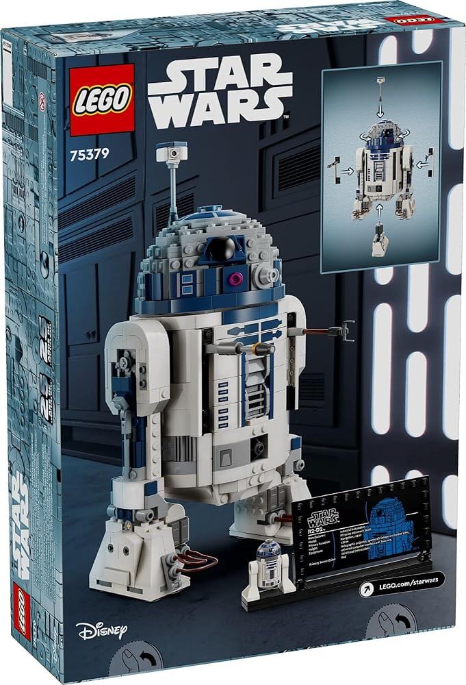 LEGO Star Wars 75379 Buildable R2-D2 box back