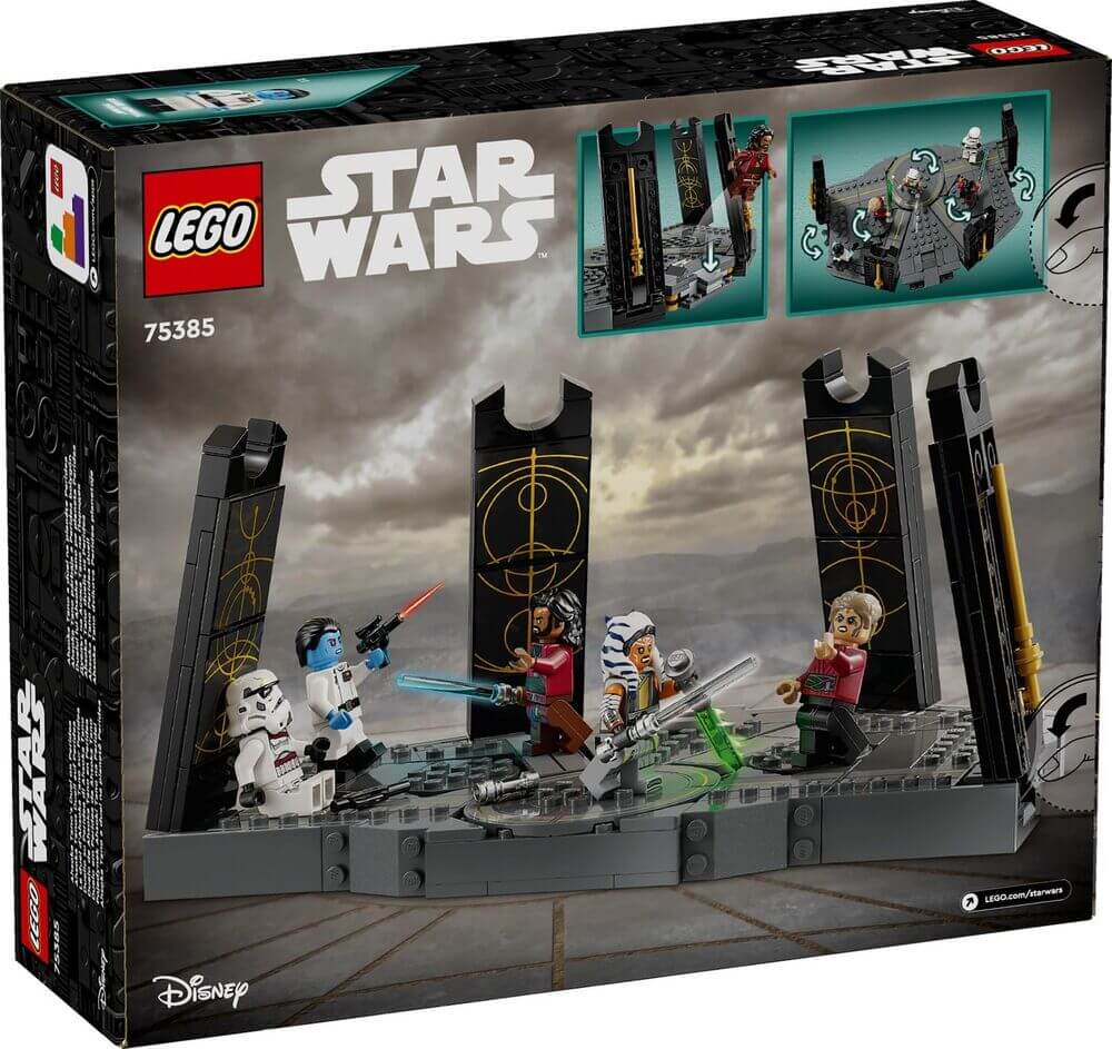 LEGO Star Wars 75385 Ahsoka Tano's Duel on Peridea box back