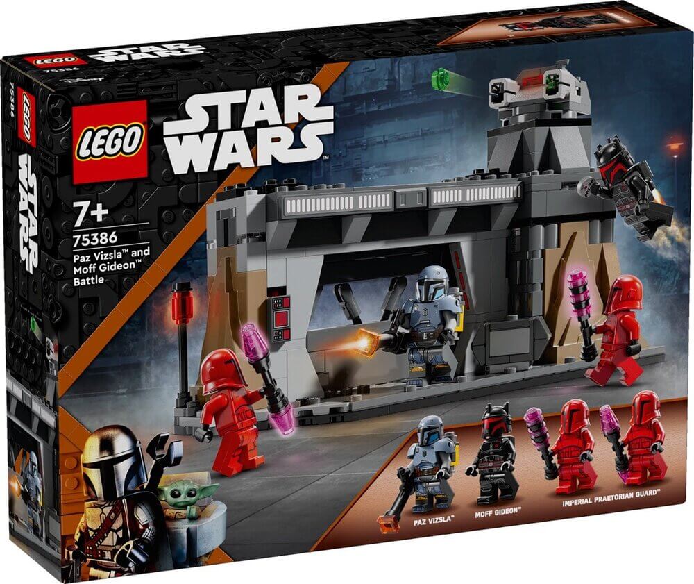 LEGO Star Wars 75386 Paz Vizsla and Moff Gideon Battle box front