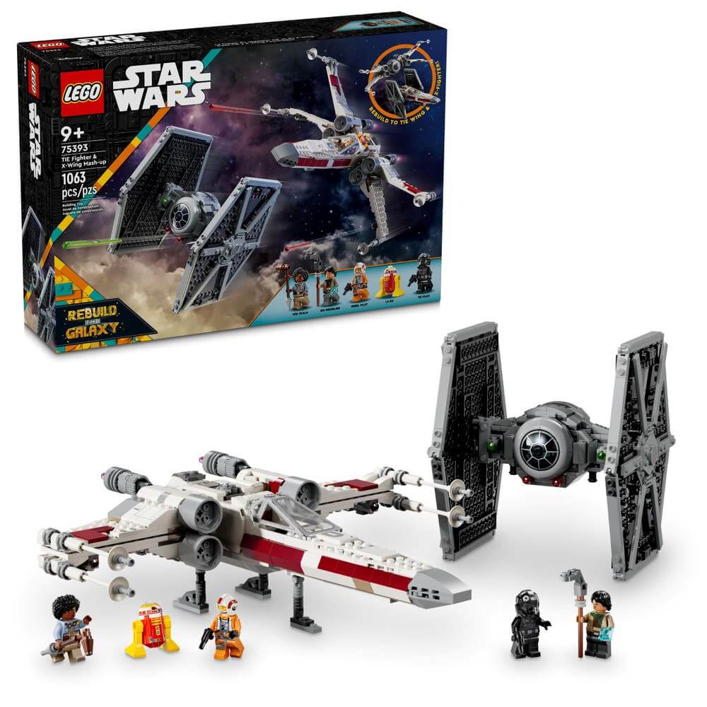 LEGO Star Wars 75393 TIE Fighter & X-Wing Mash-up box front