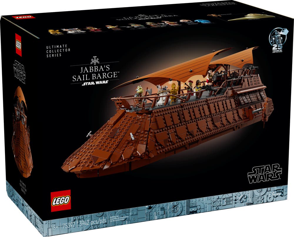 LEGO Star Wars 75397 UCS Jabba's Sail Barge box front