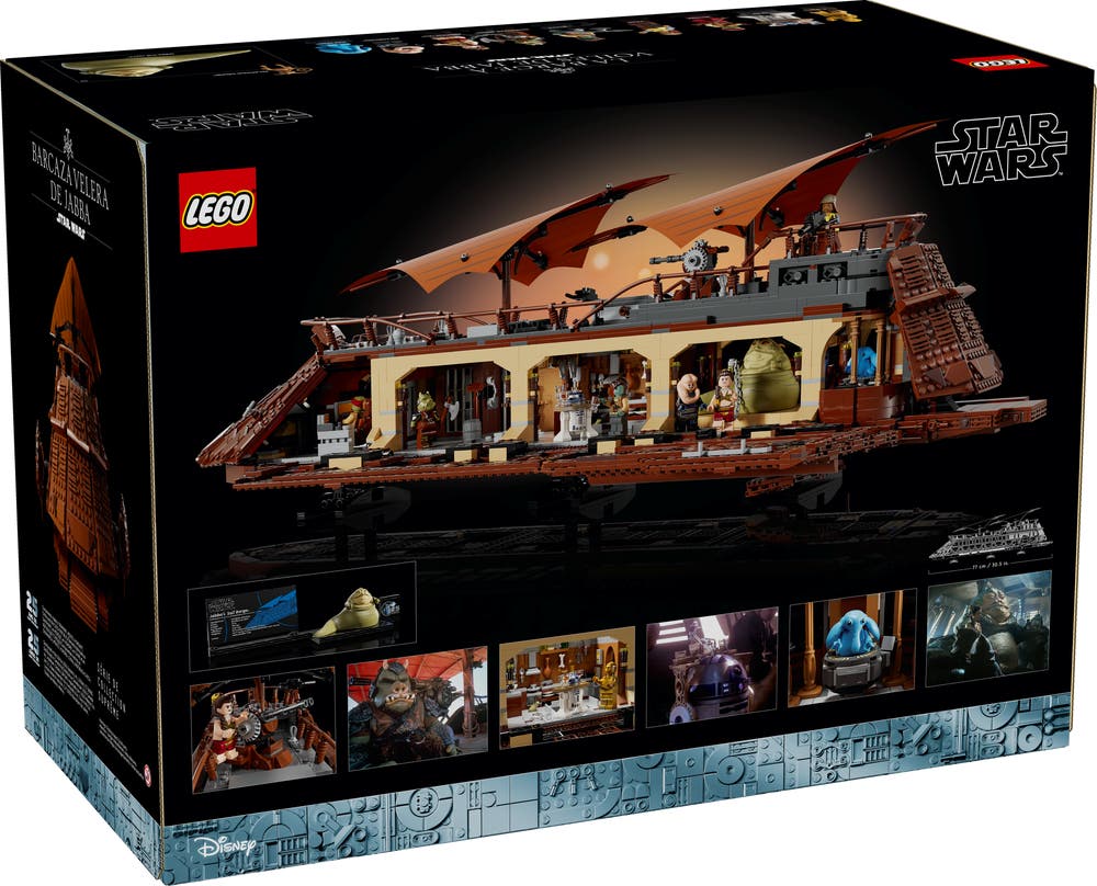 LEGO Star Wars 75397 UCS Jabba's Sail Barge box back