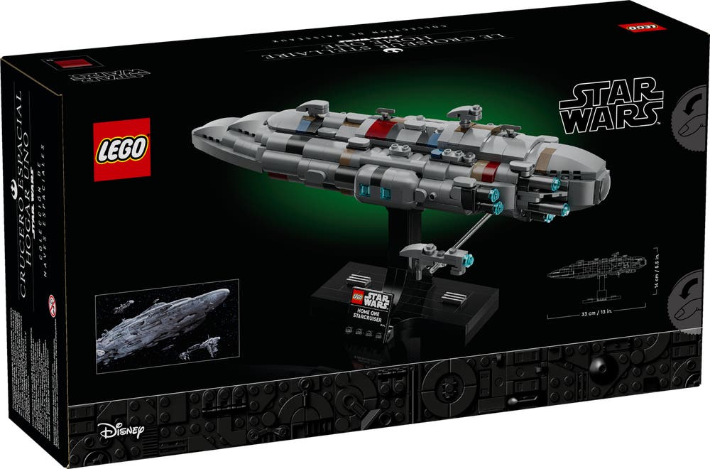 LEGO Star Wars 75405 Home One Starcruiser box back