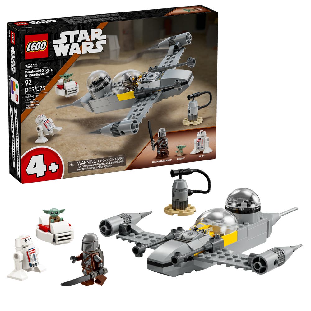 LEGO Star Wars 75410 Mando & Grogu's N-1 Starfighter box front