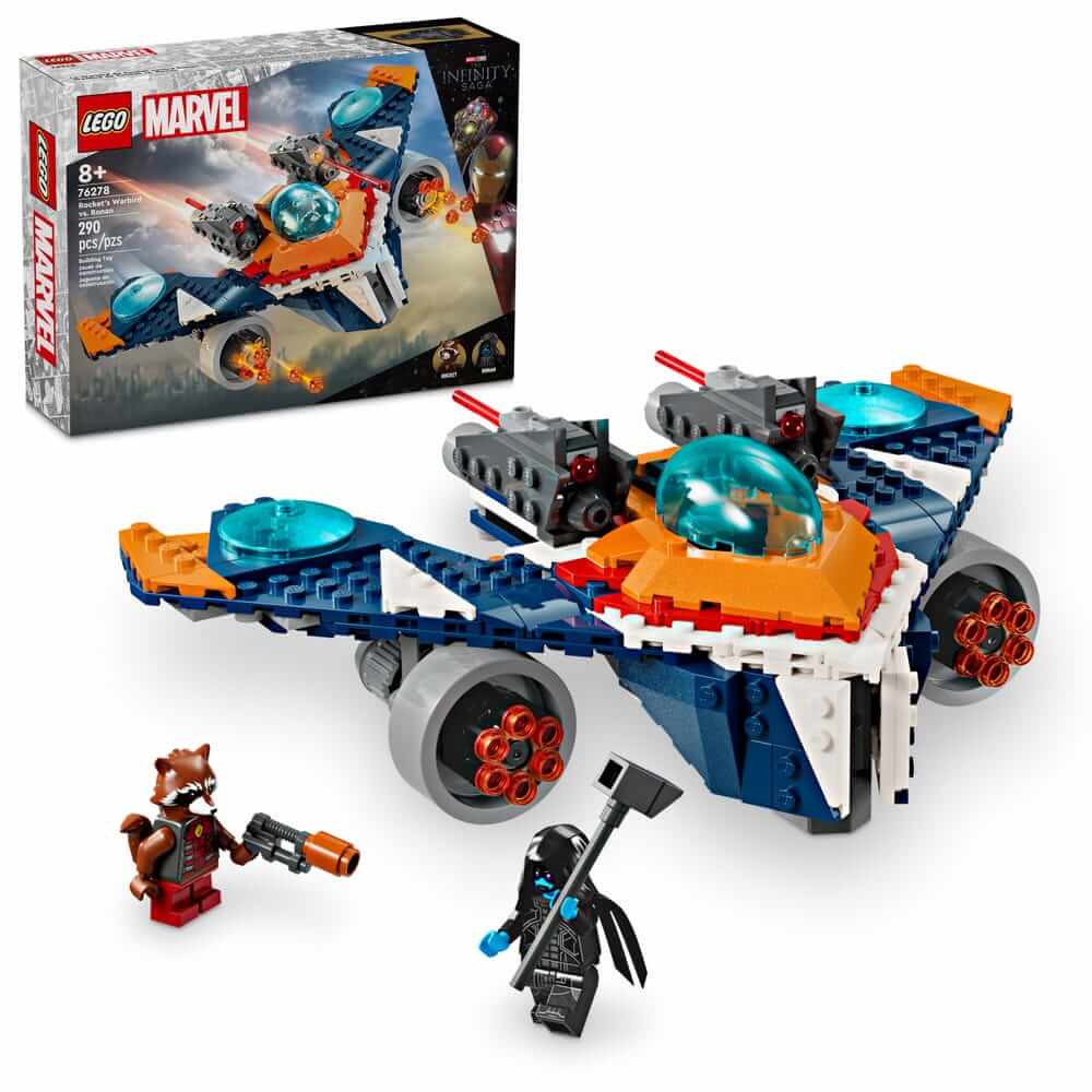 LEGO Marvel 76278 Rocket Racoon's Warbird box front