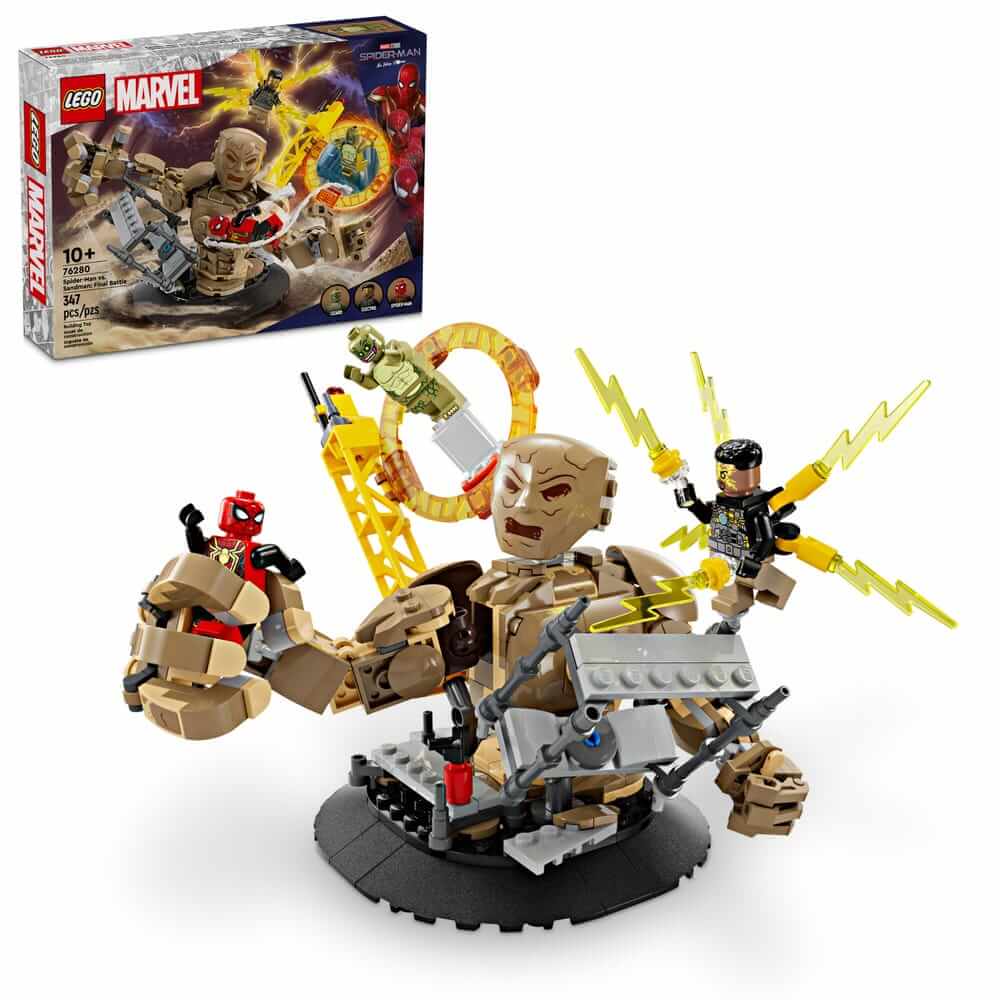 LEGO Marvel 76280 Spider-Man vs. Sandman: Final Battle box front