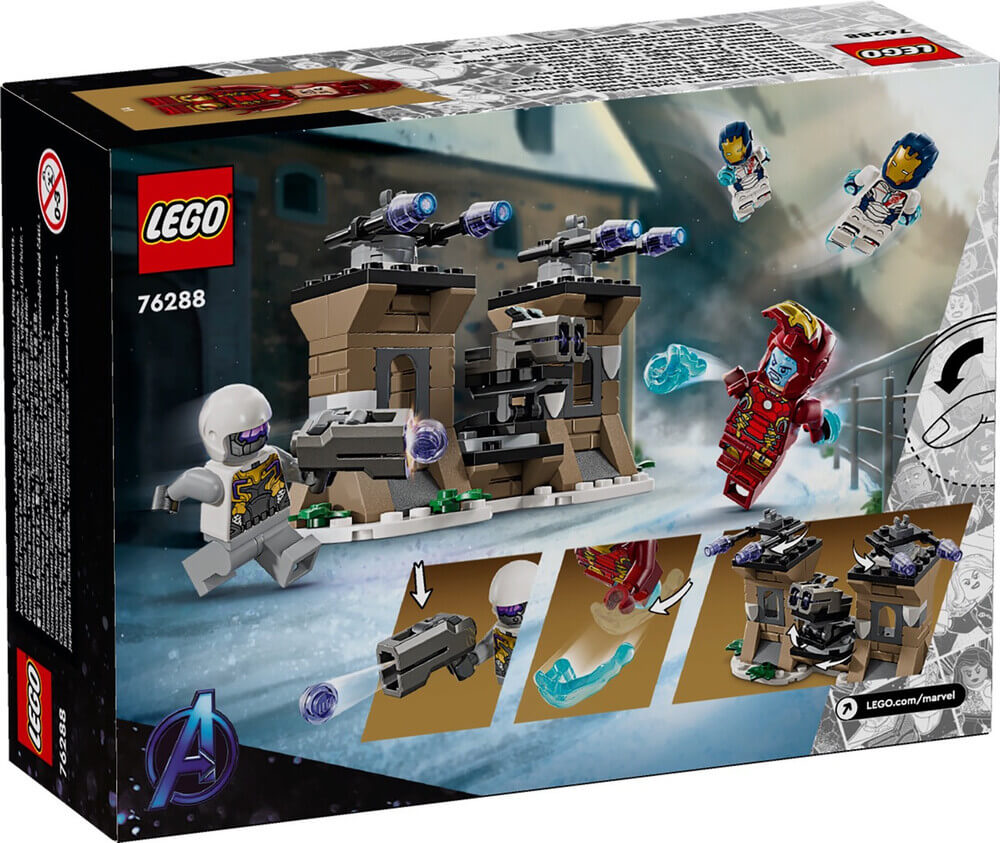 LEGO Marvel 76288 Iron Man & Iron Legion vs. Hydra Soldier box back
