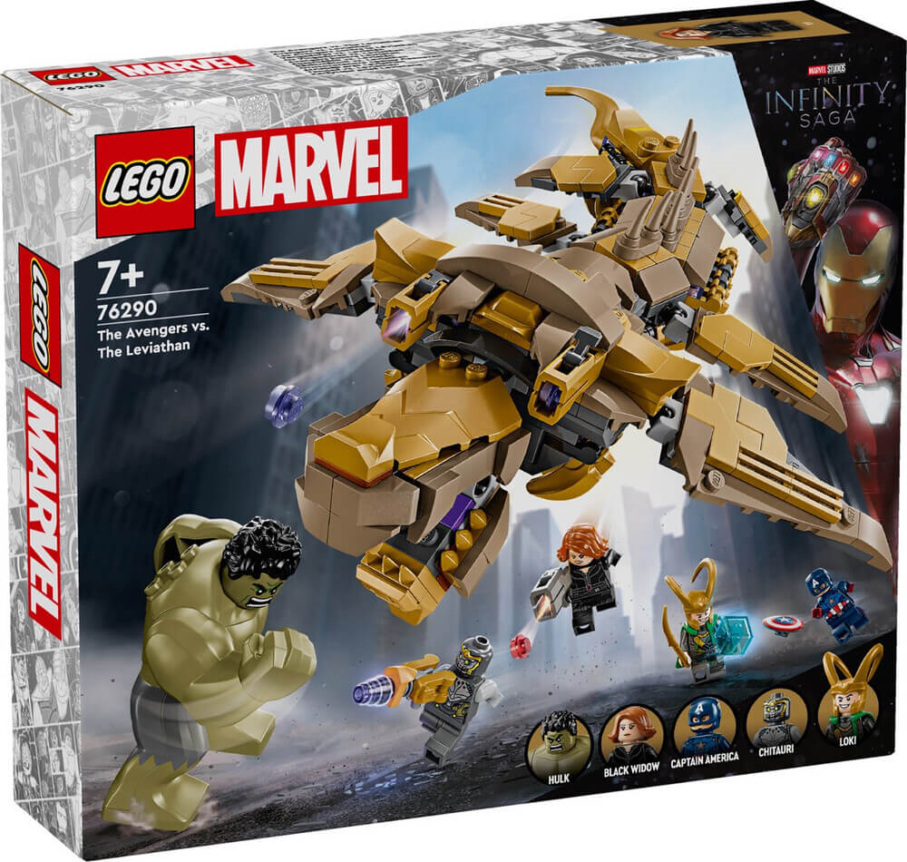 LEGO Marvel 76290 The Avengers vs. The Leviathan box front