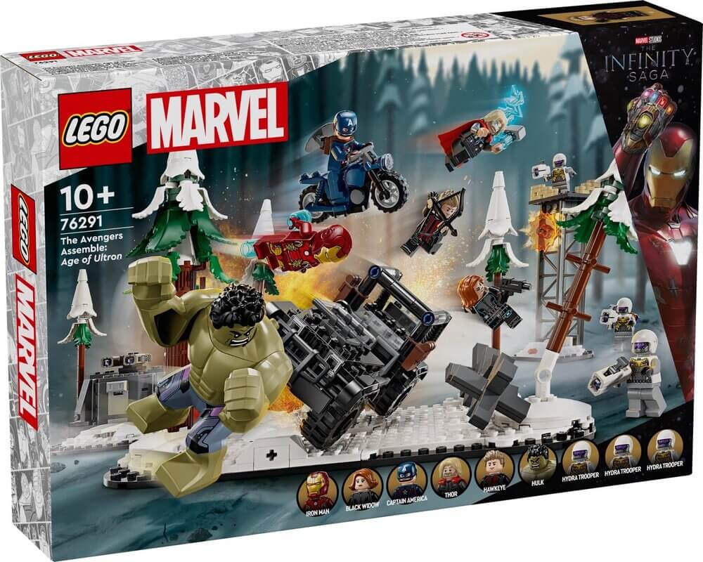 LEGO Marvel 76291 Avengers Assemble: Age of Ultron box front