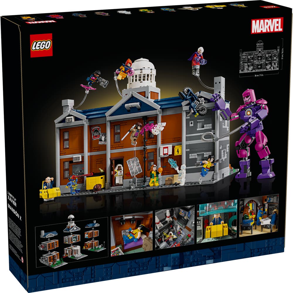 LEGO Marvel 76294 The X-Mansion box back