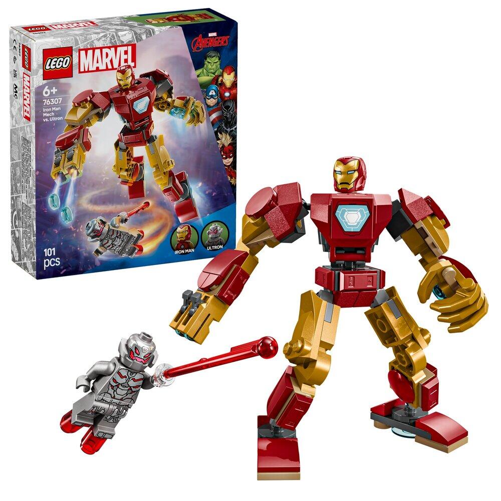 LEGO Marvel 76309 Iron Man Mech vs. Ultron box front