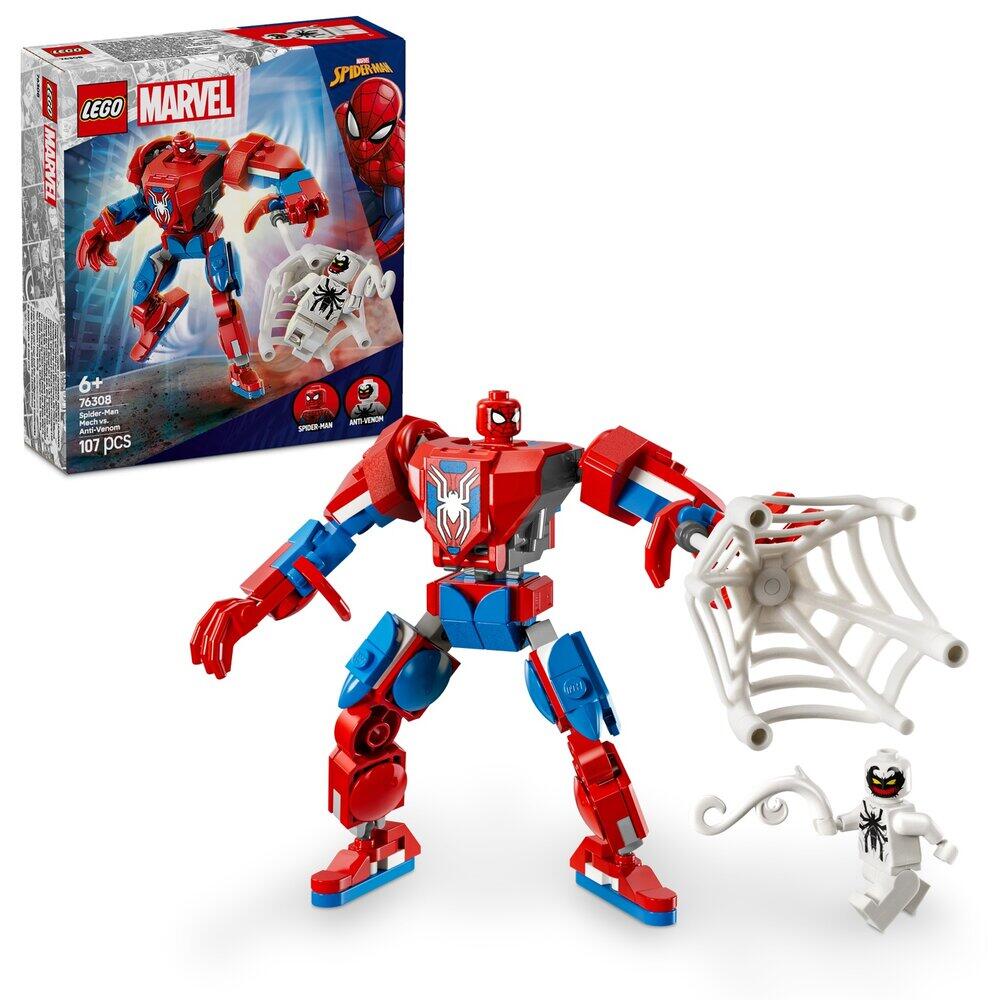 LEGO Marvel 76308 Spider-Man Mech vs. Anti-Venom box front